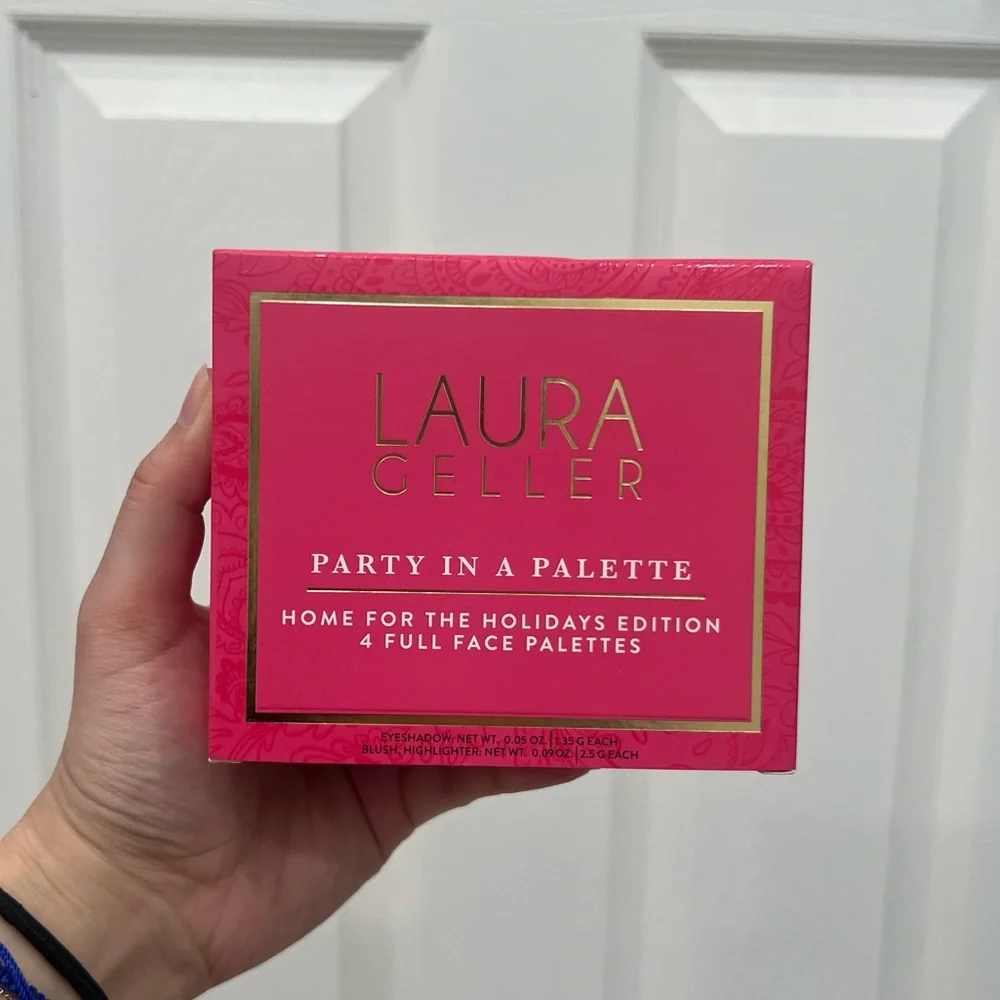 Laura Geller Party In A Palette Home For The Holidays Set of 4 Palettes